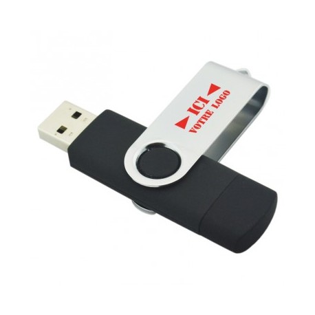 Clé USB TWISTER SMART BLACK
