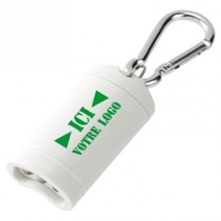 PORTE CLEF LED MOUSQUETON
