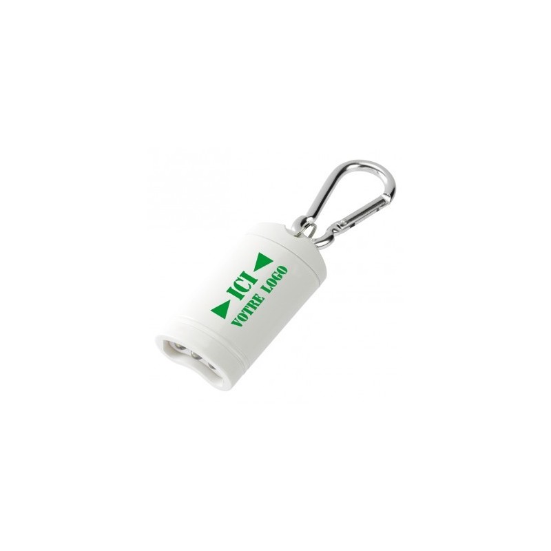 PORTE CLEF LED MOUSQUETON