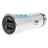CHARGEUR VOITURE METAL 2 SORTIES USB FRISCO