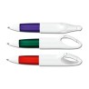STYLO MOUSQUETON BLANC / VERT