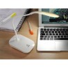 LAMPE DE BUREAU FLEXIBLE USB WHITESWAN