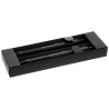PORTE-MINES ALU CORPS MARRON ATTR. NOIRS